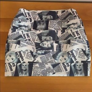 Newspaper Pencil Skirt